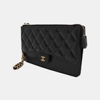 Quilted Lambskin Black