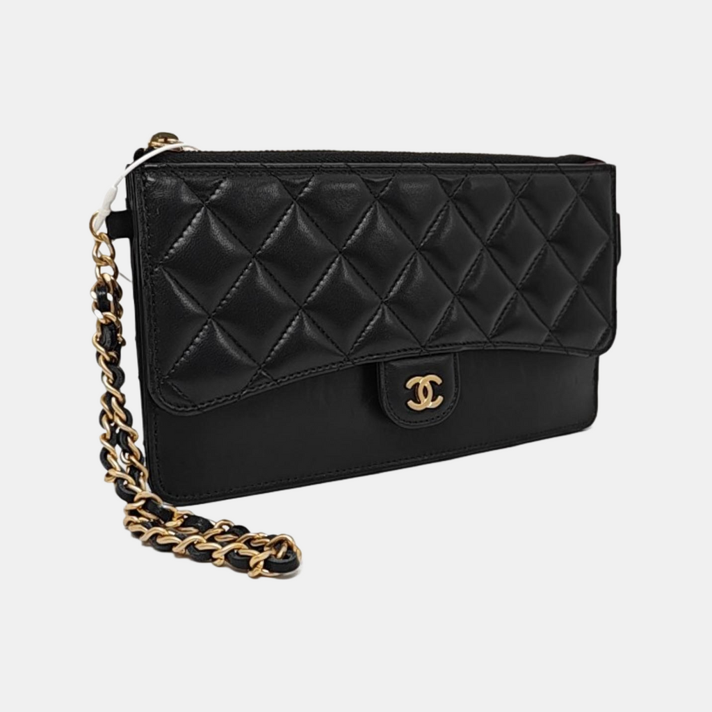 Quilted Lambskin Black