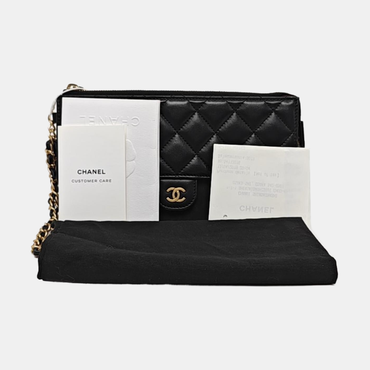 Quilted Lambskin Black