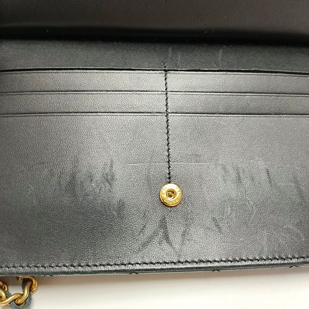 Quilted Lambskin Black