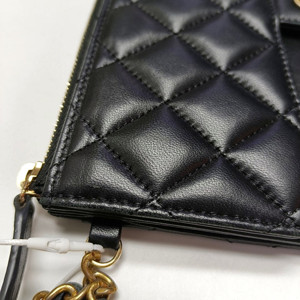 Quilted Lambskin Black