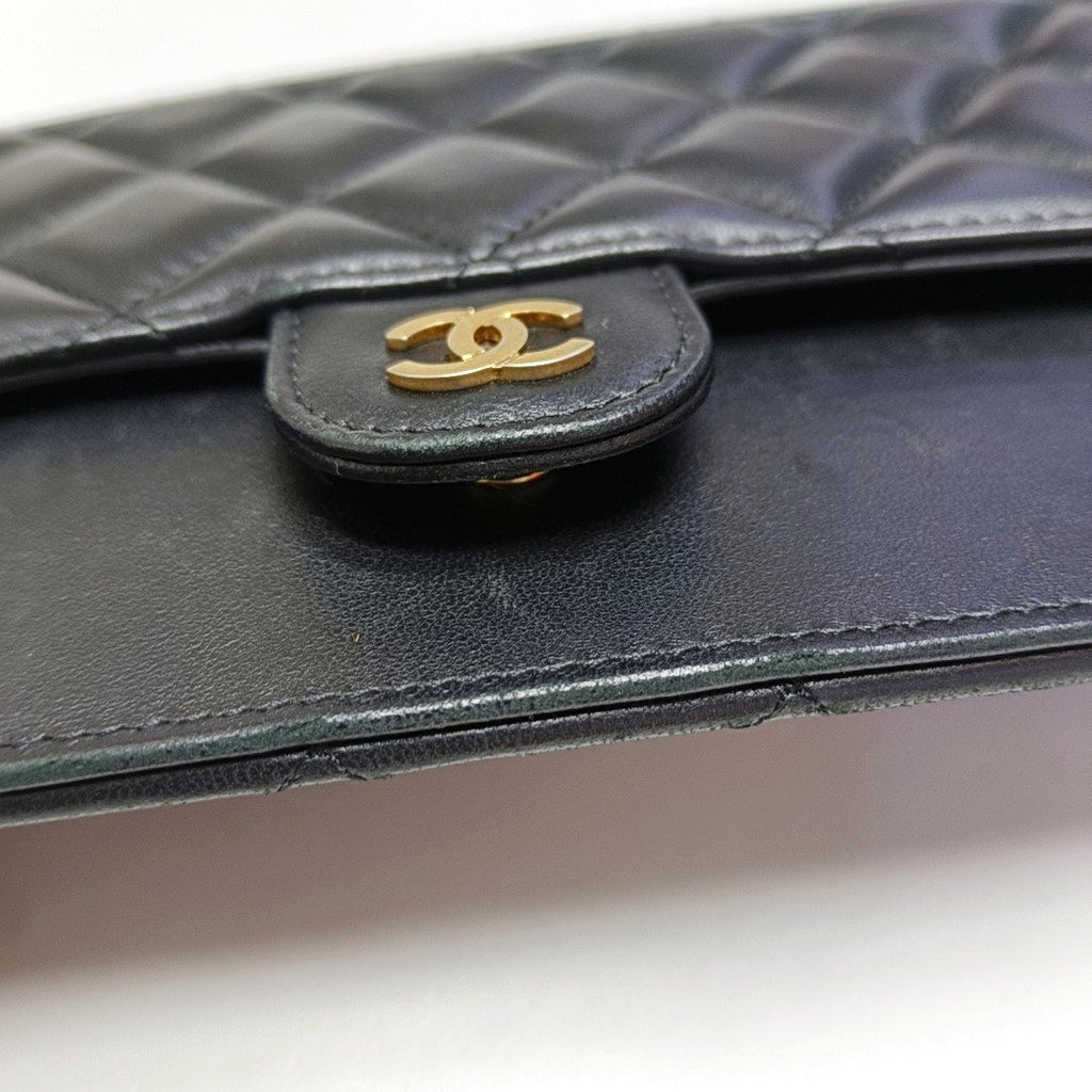 Quilted Lambskin Black