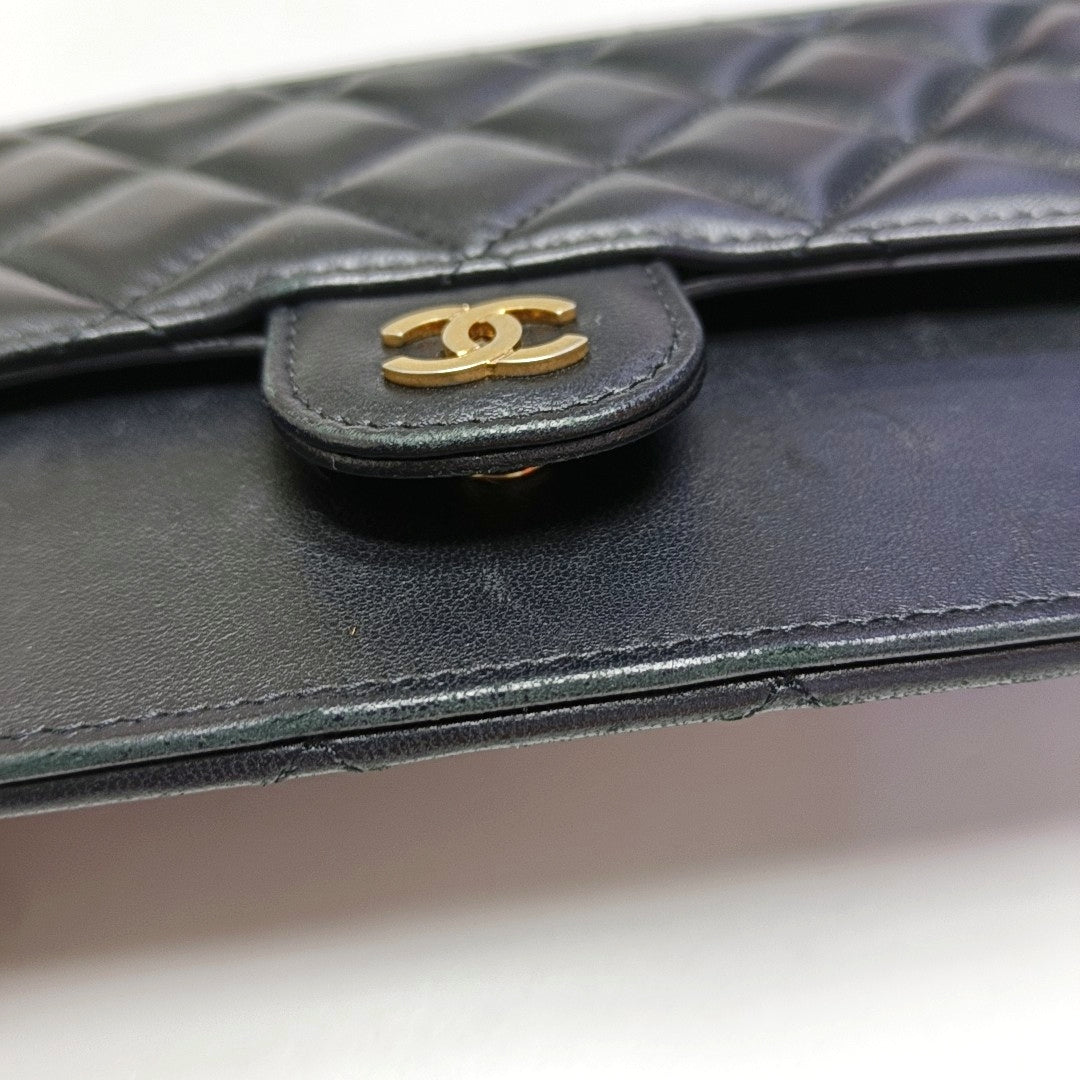 Quilted Lambskin Black