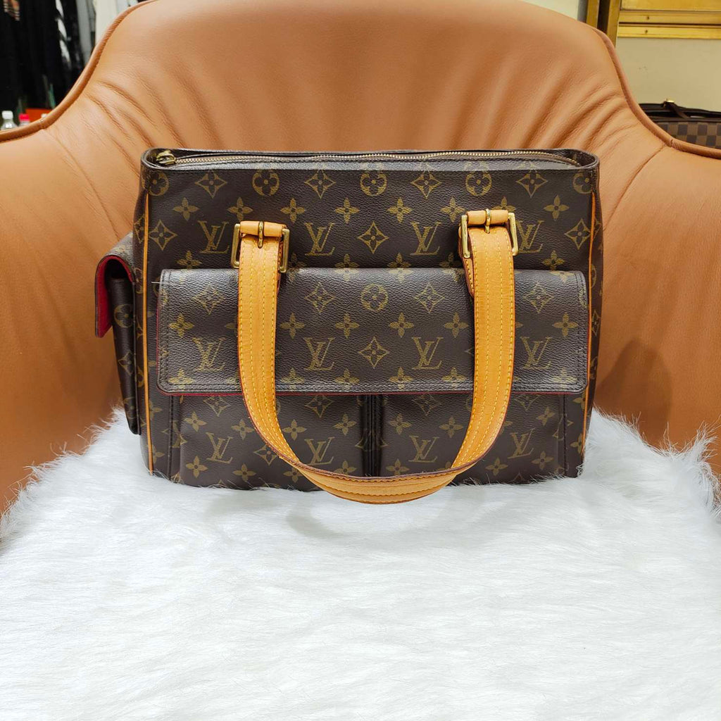 Louis Vuitton Multipli Cité Tote Bag Monogram Canvas Gold Hardware