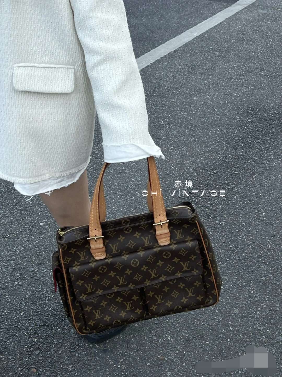 Louis Vuitton Multipli Cité Tote Bag Monogram Canvas Gold Hardware