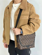 Louis Vuitton Archy Messenger Bag Monogram Canvas Black Hardware
