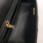 Chanel Reissue Flap Bag Black Chevron Quilted Leather Gold Hardware