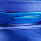 Bvlgari Serpenti Forever Shoulder Bag Royal Blue Leather Gold Hardware
