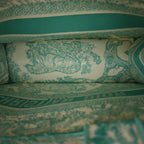 Dior Book Tote Medium Animal Collection Tiger Mint Green Silver Hardware