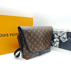 Louis Vuitton Archy Messenger Bag Monogram Canvas Black Hardware