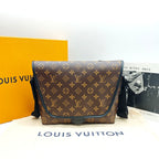 Louis Vuitton Archy Messenger Bag Monogram Canvas Black Hardware