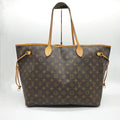 Louis Vuitton Neverfull Tote Bag Monogram Canvas Gold Hardware