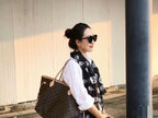 Louis Vuitton Neverfull Tote Bag Monogram Canvas Gold Hardware