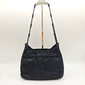 Prada Quilted Shoulder Bag Black Nylon Black Hardware
