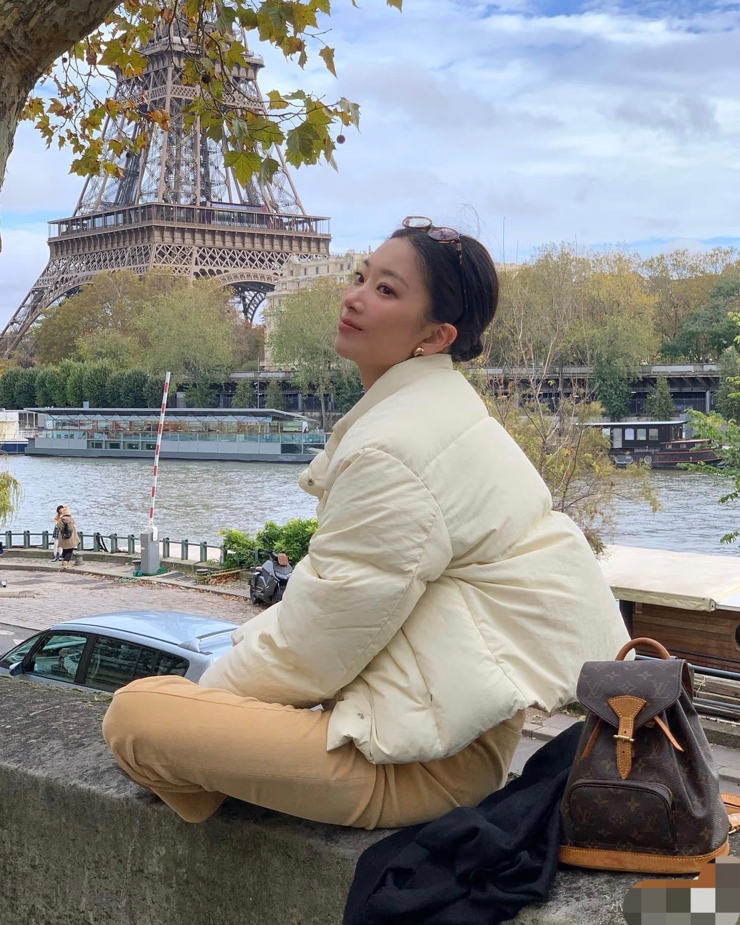 Louis Vuitton Montsouris Backpack Monogram Canvas Gold Hardware