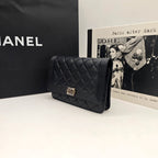 CHANEL Le Boy WOC | Black Lambskin | Silver Chain