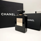 Chanel No. 5 Perfume Bottle Clutch Bag Black Resin Gold Hardware