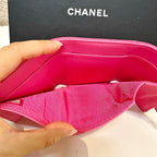 Chanel Classic Wallet Fuchsia Pink Caviar Gold Hardware