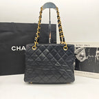 Chanel Quilted Leather Flap Bag Tan/Camel Gold Hardware