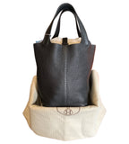 HERMÈS Basket Bag 18 | Black | Silver Hardware