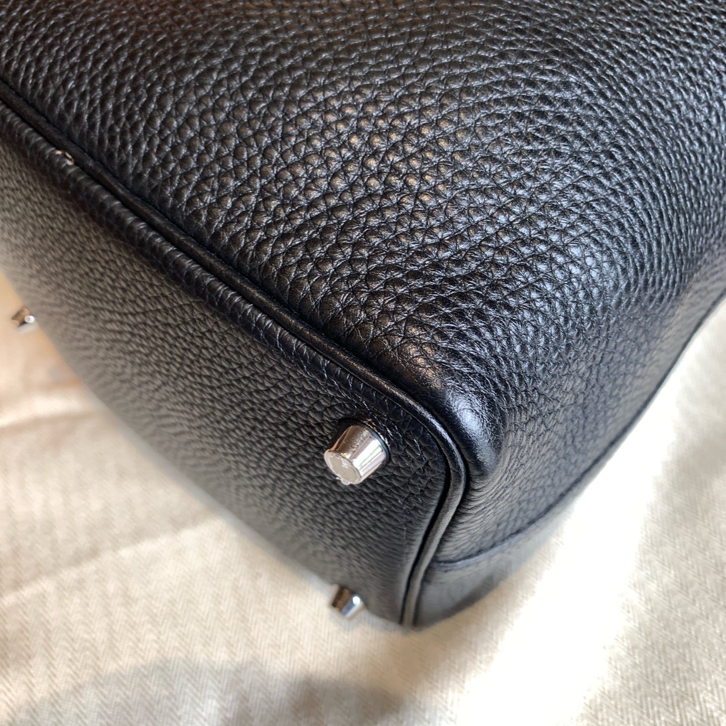 HERMÈS Basket Bag 18 | Black | Silver Hardware