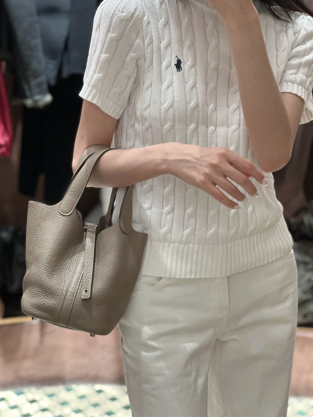 HERMÈS Basket Bag 18 | Silver Hardware | T-Stamp