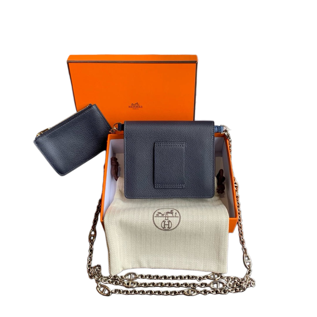 HERMÈS Roulis Slim Wallet Belt Bag | Calfskin | Bicolour