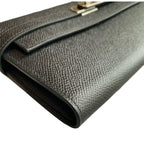HERMÈS Kelly Long Wallet | Leather | Silver Hardware