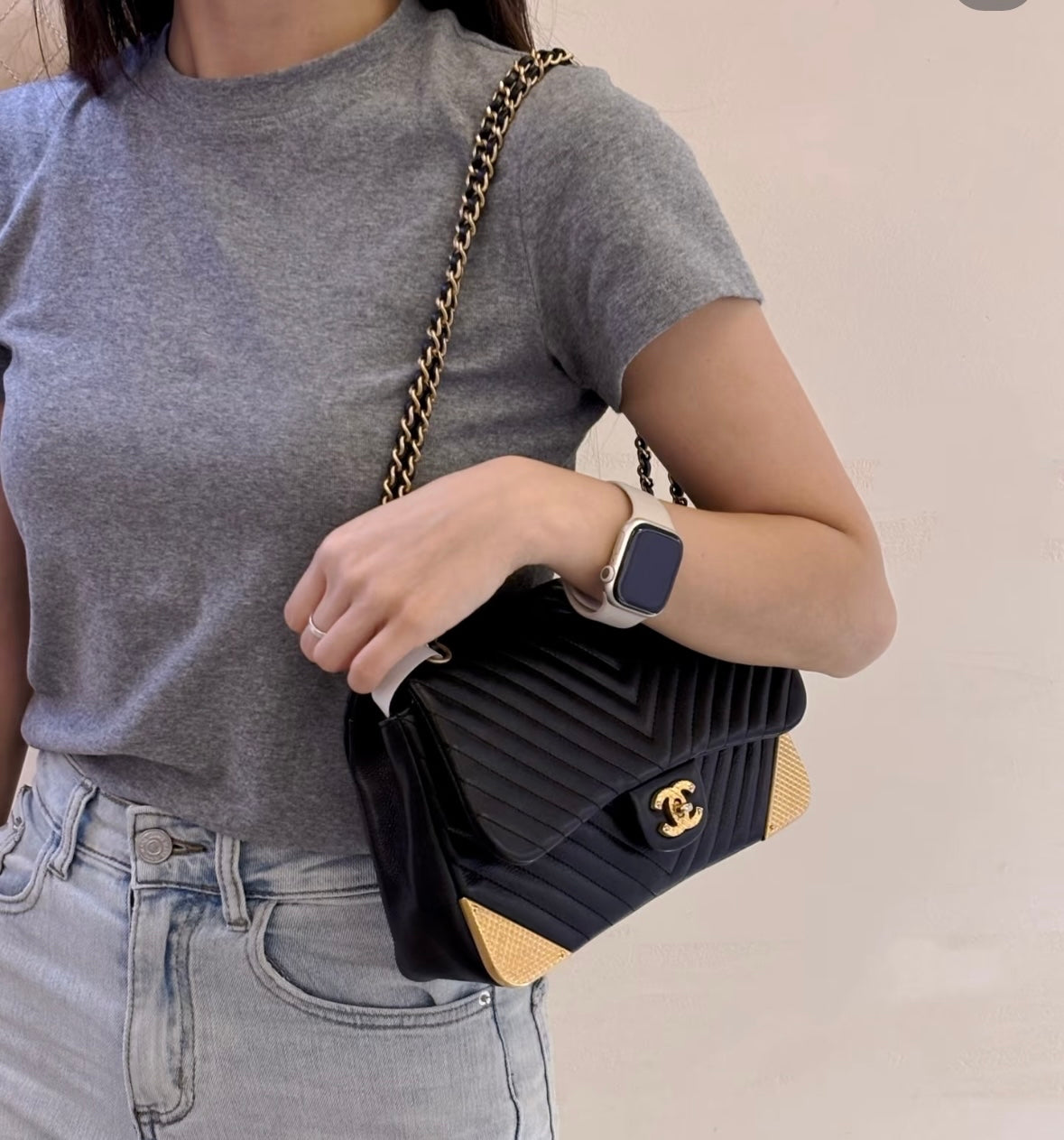 CHANEL Classic Flap Bag | Medium | Laser-Embossed Leather