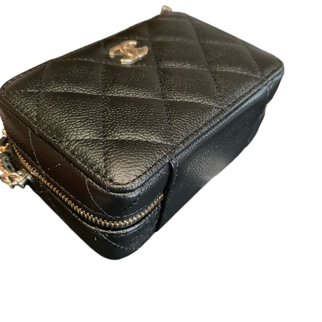 CHANEL Box Bag | Cowhide Leather | Gold Hardware