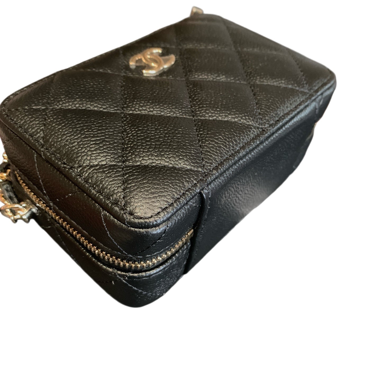 CHANEL Box Bag | Cowhide Leather | Gold Hardware