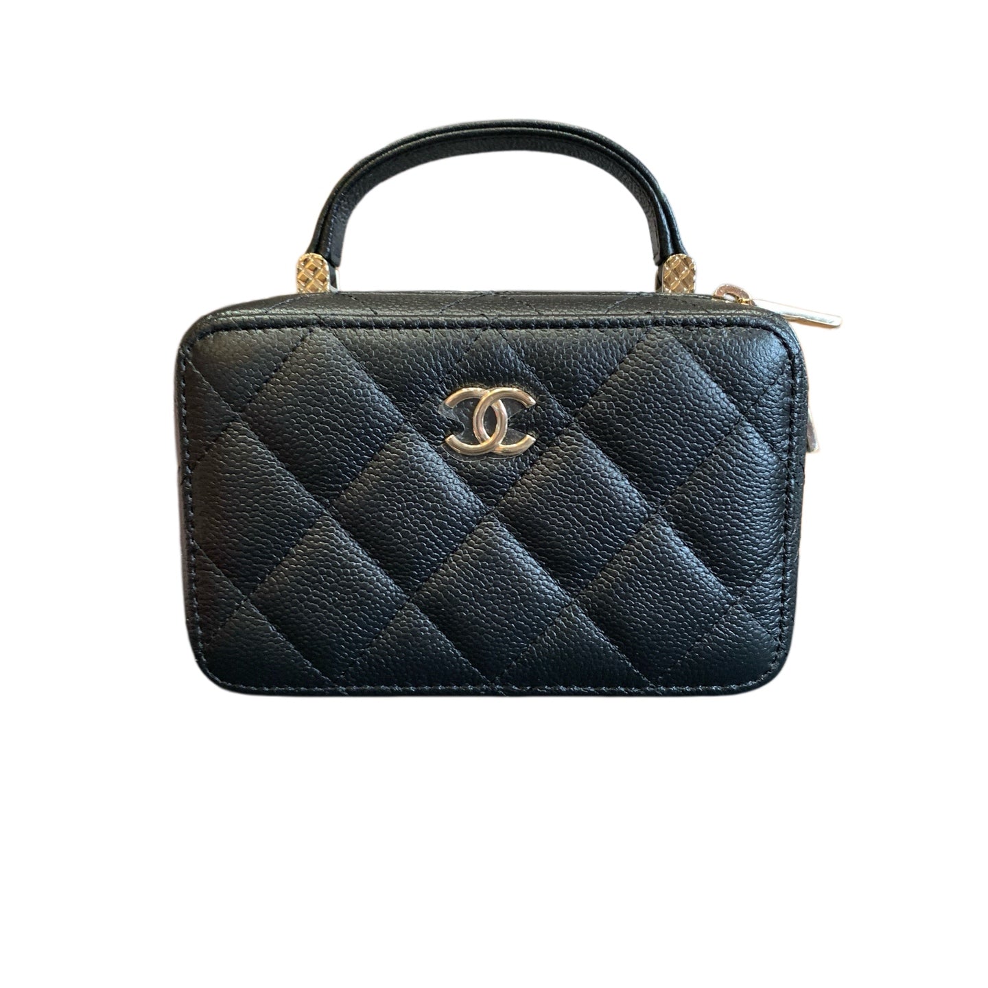 CHANEL Box Bag | Cowhide Leather | Gold Hardware