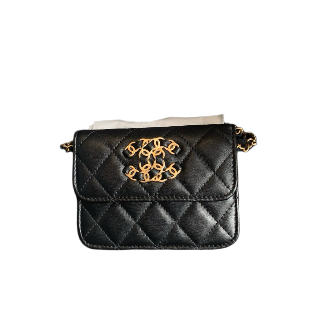 CHANEL Mini Bag | Bright Lambskin | Tri-Tone Hardware