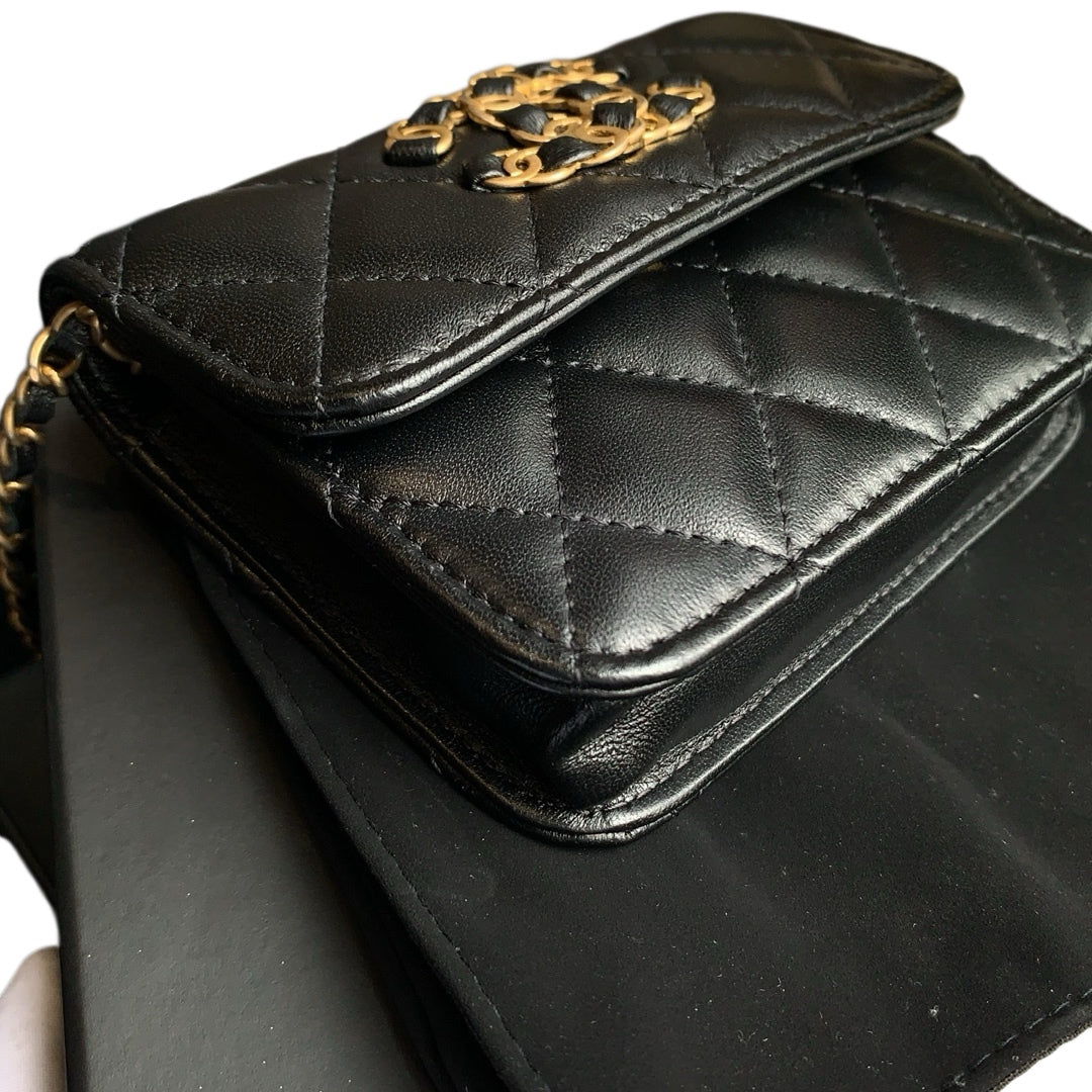 CHANEL Mini Bag | Bright Lambskin | Tri-Tone Hardware