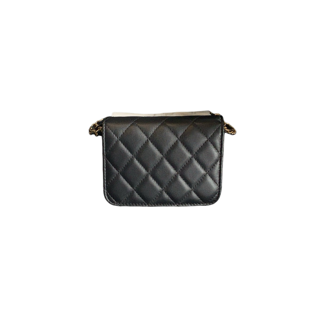 CHANEL Mini Bag | Bright Lambskin | Tri-Tone Hardware