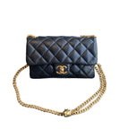 CHANEL Small Square Bag | Lambskin | Gold-Trim Accordion