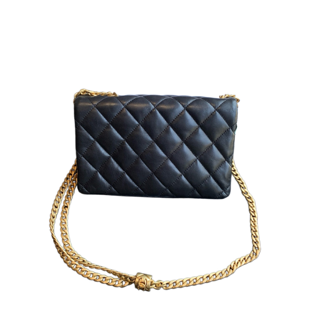 CHANEL Small Square Bag | Lambskin | Gold-Trim Accordion