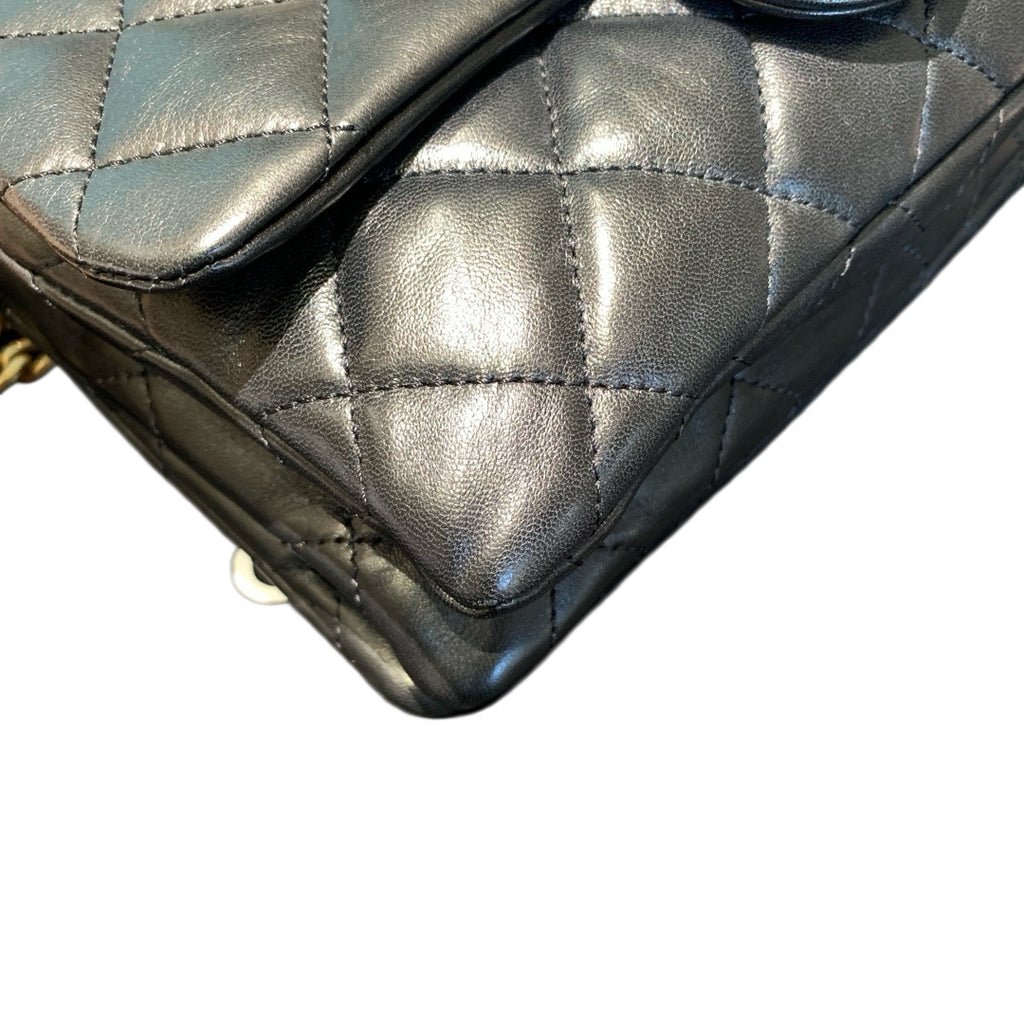 CHANEL Small Square Bag | Lambskin | Gold-Trim Accordion
