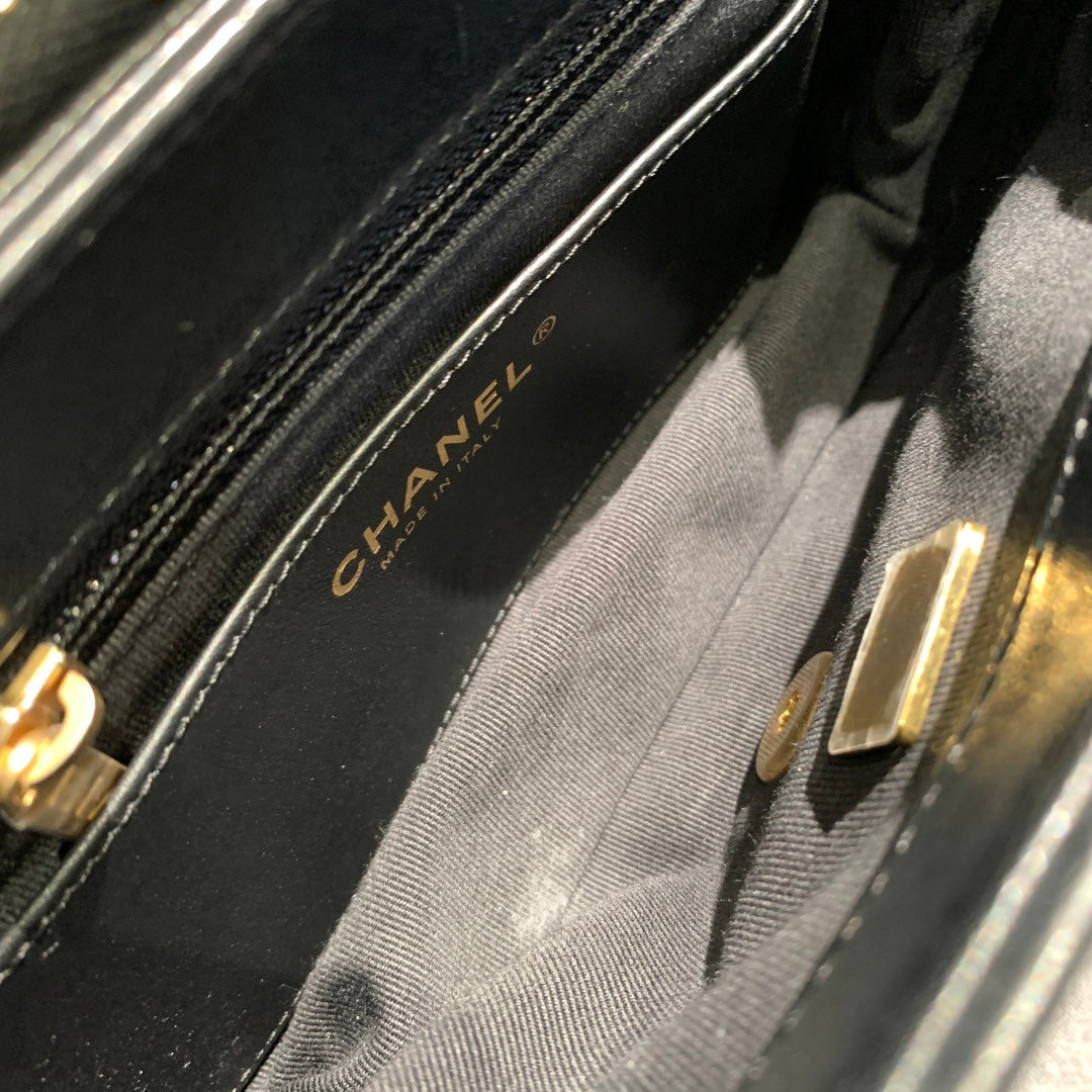 CHANEL Small Square Bag | Lambskin | Gold-Trim Accordion