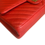 Chanel 2.55 Reissue Flap Bag Small Red Gold Hardware