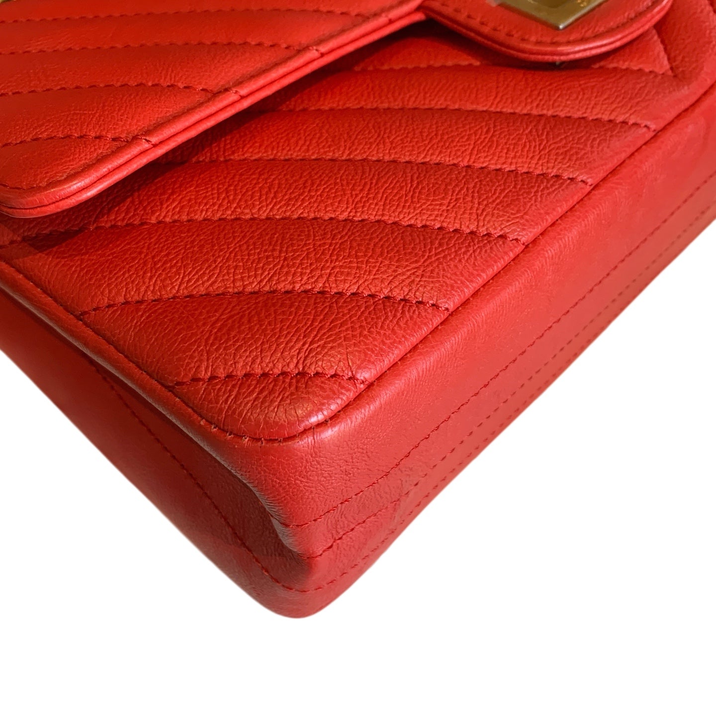 Chanel 2.55 Reissue Flap Bag Small Red Gold Hardware