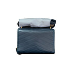 CHANEL Leather Messenger Bag | Laser-Embossed | Pre-owned
