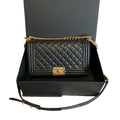 Chanel A92193 Flap Bag Grained Calfskin Gold Gold Hardware