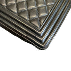 Chanel A92193 Flap Bag Grained Calfskin Gold Gold Hardware