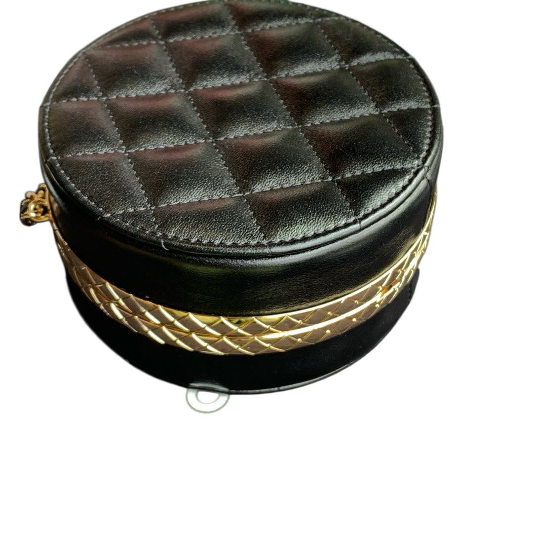 Chanel AP3046 Dinner Bag Lambskin Black Gold Hardware
