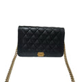Chanel Boy Handbag Black Caviar Gold Hardware