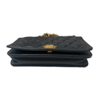 Chanel Boy Handbag Black Caviar Gold Hardware