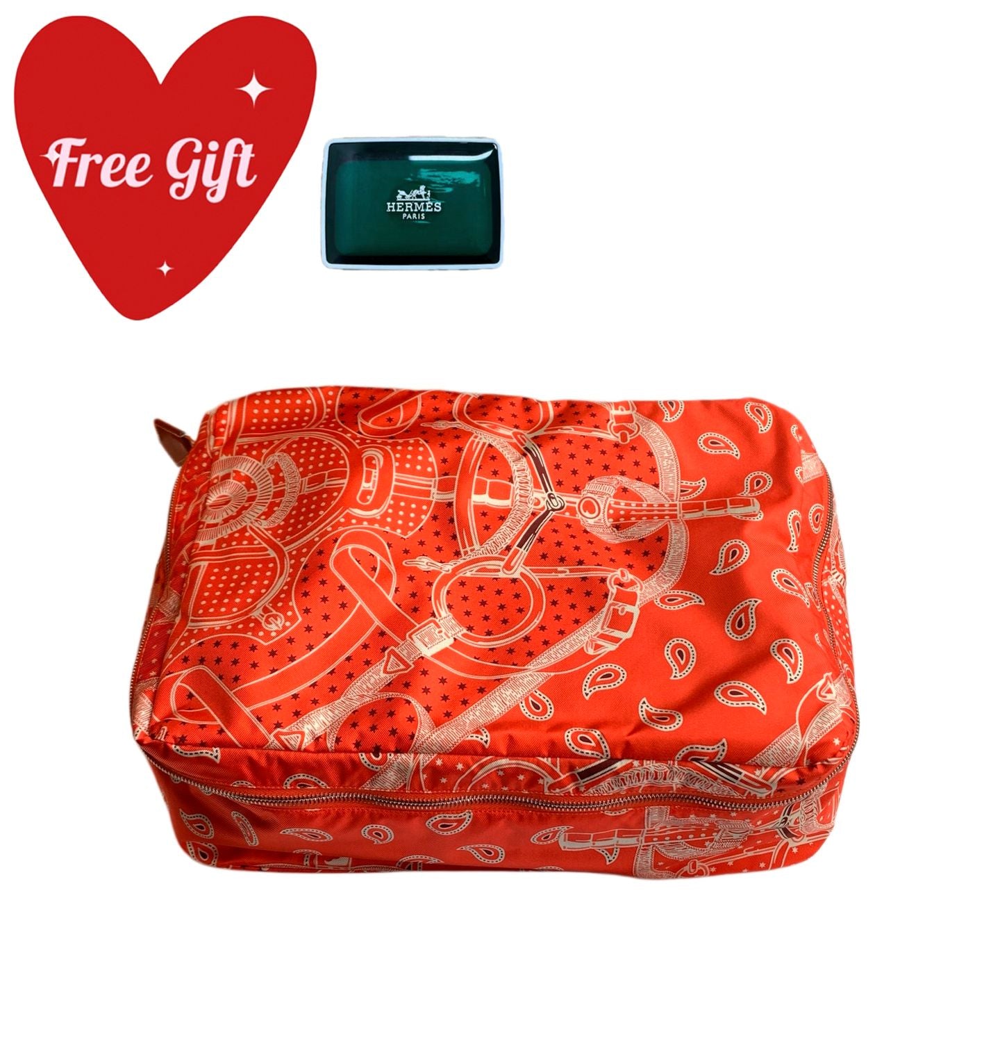 HERMÈS Toiletry Bag | W-Initials | Large