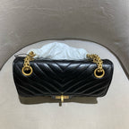 Chanel Reissue Flap Bag Black Chevron Quilted Leather Gold Hardware