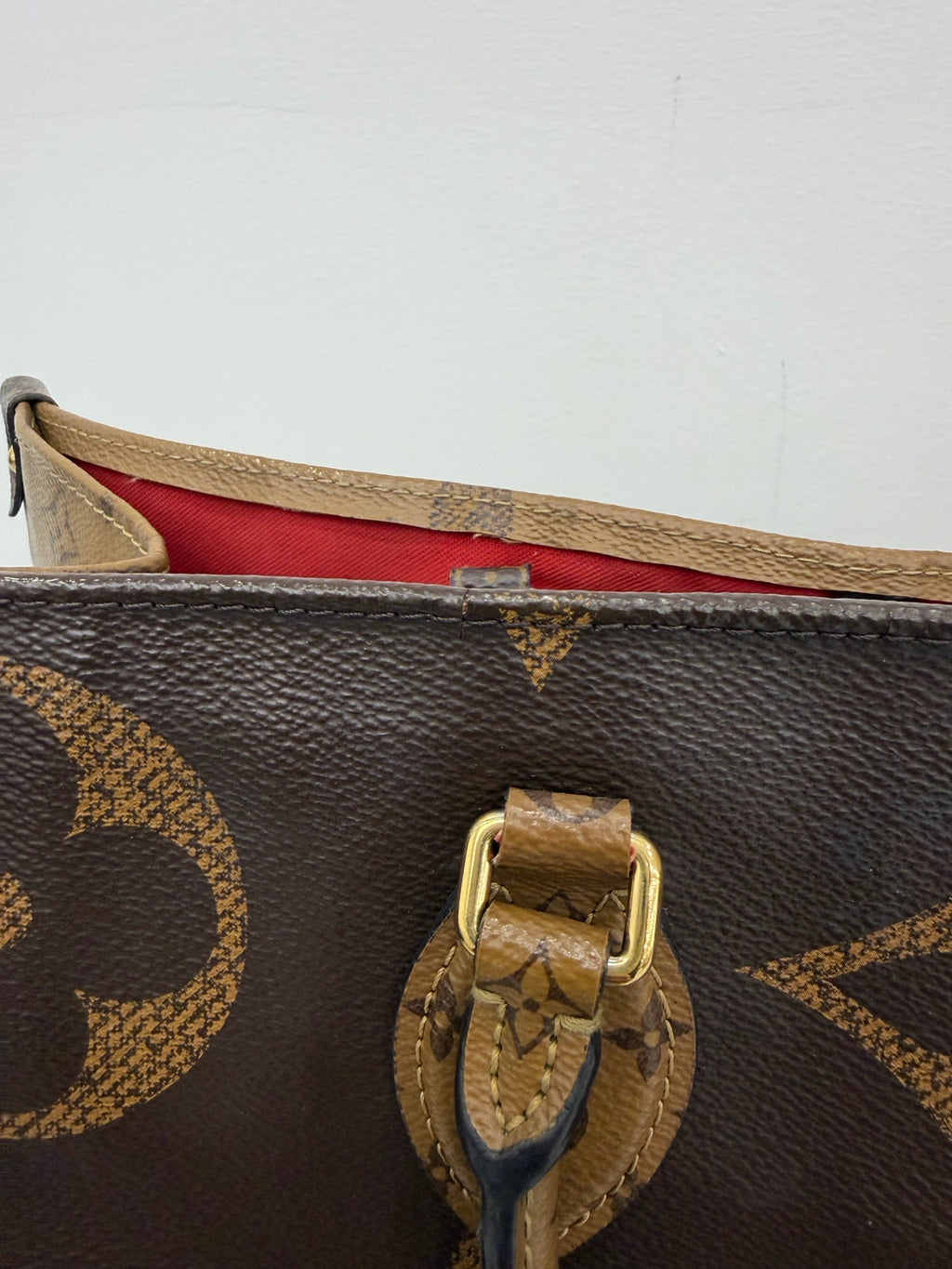 Louis Vuitton Onthego Tote Giant Monogram Canvas Gold Hardware